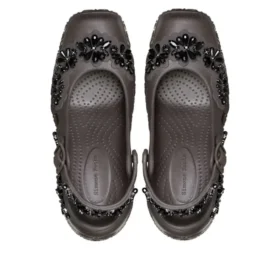 Ballerines à plateforme Crocs x Simon Rocha « Espresso »