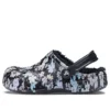 Baya Lined Clog « Black White »