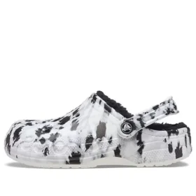 Baya Lined Clog, chaussons unisexes, blancs et gris « White Grey »