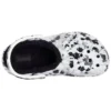 Baya Lined Clog, chaussons unisexes, blancs et gris « White Grey »
