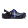Baya Lined Clog Galaxy à lanières duveteuses et doublés « Black Multi »