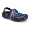 Baya Lined Clog Galaxy à lanières duveteuses et doublés « Black Multi »