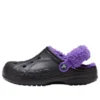 Baya Lined Clog « Noir Violet »