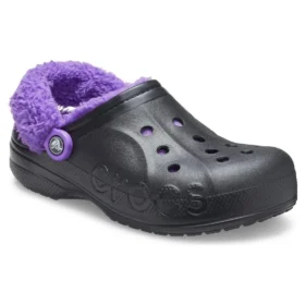 Baya Lined Clog « Noir Violet »