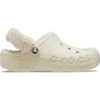 Baya Lined Clog with Fuzz Strap