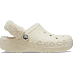 Baya Lined Clog with Fuzz Strap