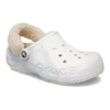 Baya Lined Fuzz-Lined Clog « White Multi »