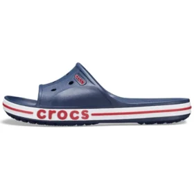 Bayaband Clog bleu, blanc et rouge – Chaussons unisexes