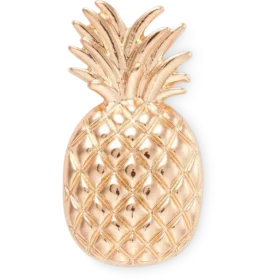 Bijoux de chaussures Jibbitz™ « Ananas doré »