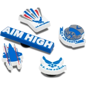 Bijoux de chaussures Jibbitz™ « Armed Forces Us Air Force » (lot de 5)