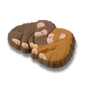 Bijoux de chaussures « Punch the Monkey and His Bestie » Jibbitz