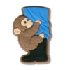 Bijoux de chaussures « Punch the Monkey & Zookeeper »