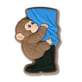 Bijoux de chaussures « Punch the Monkey & Zookeeper »