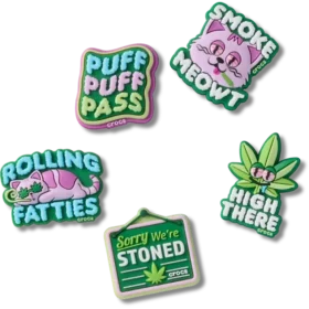 Bijoux Jibbitz « 420 Hemp Cuties » (lot de 5)