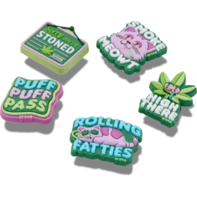 Bijoux Jibbitz « 420 Hemp Cuties » (lot de 5)