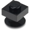 Bijoux Jibbitz™ 4Lw « Dark Grey Tile » 1X1