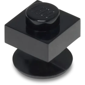 Bijoux Jibbitz™ 4Lw « Dark Grey Tile » 1X1