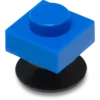 Bijoux Jibbitz™ 4Lw « Tuile bleue 1×1 »