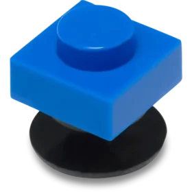 Bijoux Jibbitz™ 4Lw « Tuile bleue 1×1 »
