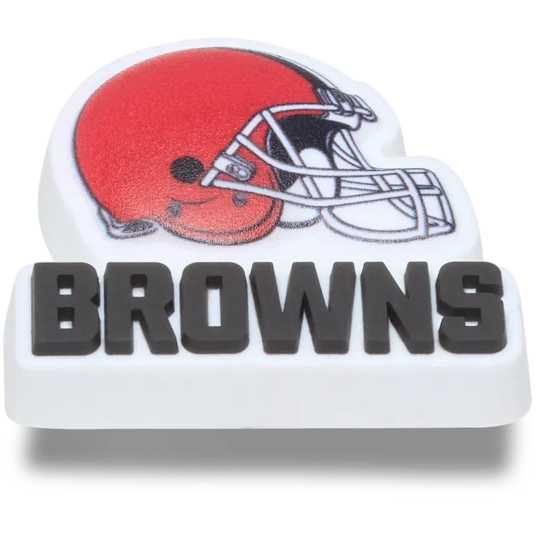 Bijoux Jibbitz™ au logo des Cleveland Browns de la NFL Bijoux Jibbitz™ au logo des Cleveland Browns de la NFL