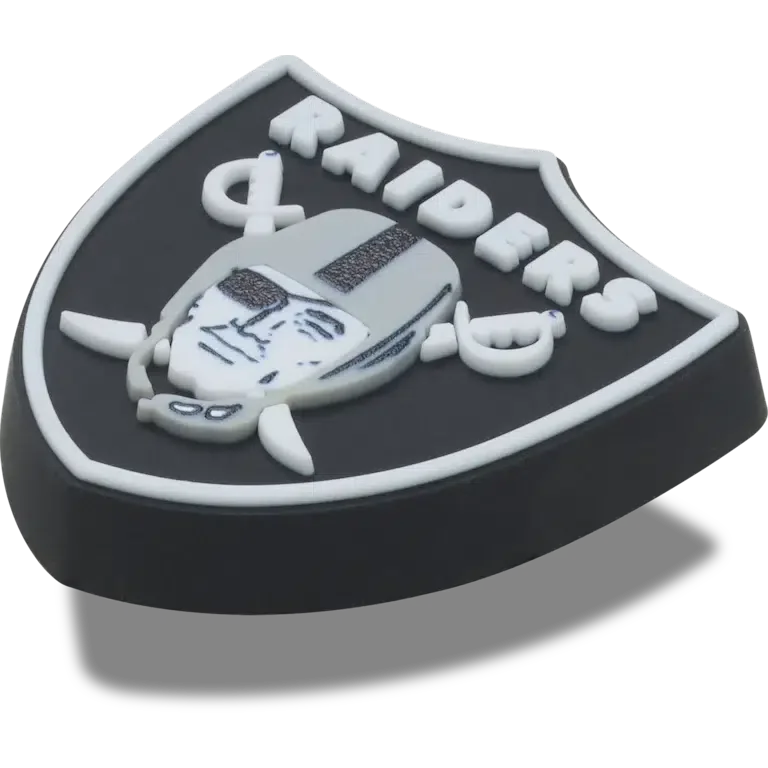Bijoux Jibbitz™ au logo des Las Vegas Raiders de la NFL Bijoux Jibbitz™ au logo des Las Vegas Raiders de la NFL