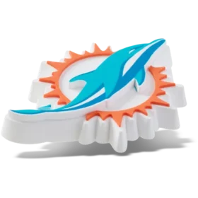 Bijoux Jibbitz au logo des Miami Dolphins de la NFL