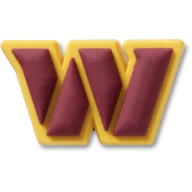 Bijoux Jibbitz™ au logo des Washington Commanders de la NFL