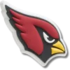 Bijoux Jibbitz avec le logo des Arizona Cardinals de la NFL