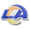 Bijoux Jibbitz avec le logo des Los Angeles Rams de la NFL