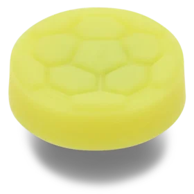 Bijoux Jibbitz « Ballon de foot jaune lumineux »