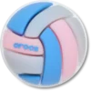 Bijoux Jibbitz™ « Ballon de volley pastel 3D »