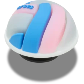 Bijoux Jibbitz™ « Ballon de volley pastel 3D »