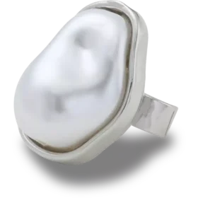 Bijoux Jibbitz™ « Baroque Drop Pearlsandalccharm »
