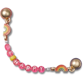Bijoux Jibbitz « Be Happy »