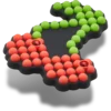 Bijoux Jibbitz « Beaded Cherry »