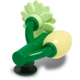 Bijoux Jibbitz « Bouton de fleur jaune » 4Lw
