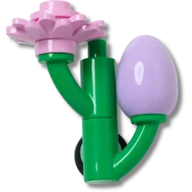 Bijoux Jibbitz « Bouton de fleur violet » 4Lw