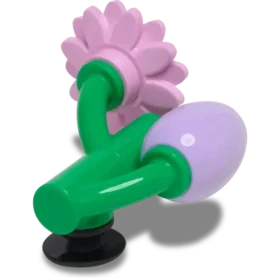 Bijoux Jibbitz « Bouton de fleur violet » 4Lw