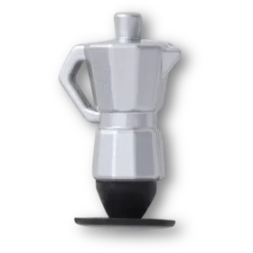 Bijoux Jibbitz™ « Cafetière 3D »