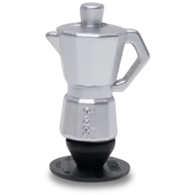 Bijoux Jibbitz™ « Cafetière 3D »