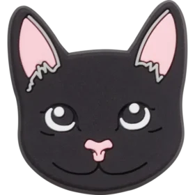 Bijoux Jibbitz « Chat noir » pour bijoux de chaussures