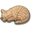 Bijoux Jibbitz™ « Chat tigré »