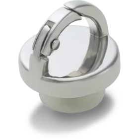 Bijoux Jibbitz™ à clous interchangeables argentés