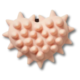 Bijoux Jibbitz™ « Cœur rose pâle Spike »