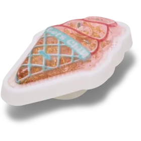 Bijoux Jibbitz™ « Cornet de glace moelleux »