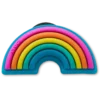 Bijoux Jibbitz « Couleurs de l&rsquo;arc-en-ciel »