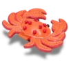 Bijoux Jibbitz™ « Crabe » pailletées