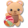 Bijoux Jibbitz « Cutie Beach Bear »