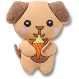 Bijoux Jibbitz « Cutie Ice Cream Puppy »
