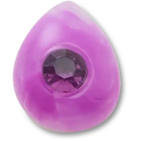 Bijoux Jibbitz™ de la collection « Améthyste », pierre de naissance du mois de février
